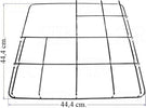 GRIGLIA CUCINA IN ACCIAIO CROMATO 3 FUOCHI + PIASTRA ELETTRICA PIANO COTTURA STAR 44,4 X 44,4 CM Casa e cucina/Grandi elettrodomestici/Accessori e parti di ricambio/Ricambi e accessori per piani cottura/Griglie per piani cottura Rossi Ricambi - Venetico Marina, Commerciovirtuoso.it