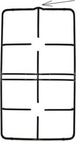 GRIGLIA CUCINA REX ZANUSSI ZOPPAS CASTOR 2 FUOCHI PIANO COTTURA 50x28 cm Casa e cucina/Grandi elettrodomestici/Accessori e parti di ricambio/Ricambi e accessori per piani cottura/Griglie per piani cottura Rossi Ricambi - Venetico Marina, Commerciovirtuoso.it