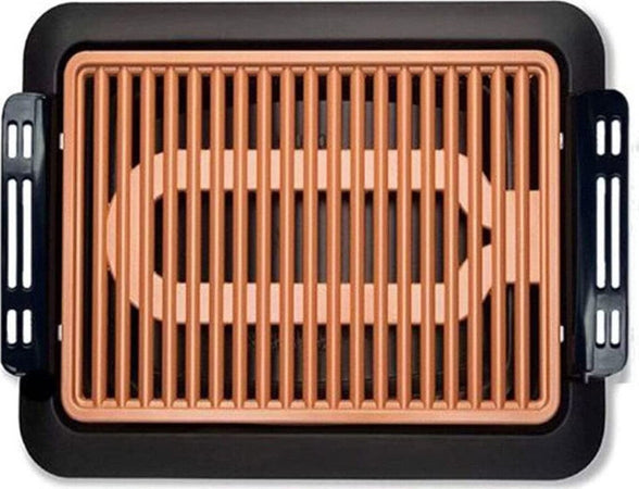 Griglia Elettrica Antifumo 1000w Q-hb67 Grill Senza Fumi Piastra Antiaderente Casa e cucina/Elettrodomestici per la cucina/Piastre e griglie elettriche/Piastre Trade Shop italia - Napoli, Commerciovirtuoso.it