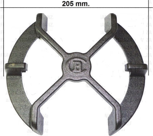 GRIGLIA GHISA IGNIS WHIRLPOOL CUCINA TONDA 20,5 CM PIANO COTTURA CUCINA GAS Casa e cucina/Grandi elettrodomestici/Accessori e parti di ricambio/Ricambi e accessori per piani cottura/Griglie per piani cottura Rossi Ricambi - Venetico Marina, Commerciovirtuoso.it