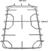 GRIGLIA IN ACCIAIO CROMATO 2 FUOCHI PER CUCINA GAS STAR CM.41.7 X 22.5 Casa e cucina/Grandi elettrodomestici/Accessori e parti di ricambio/Ricambi e accessori per piani cottura/Griglie per piani cottura Rossi Ricambi - Venetico Marina, Commerciovirtuoso.it