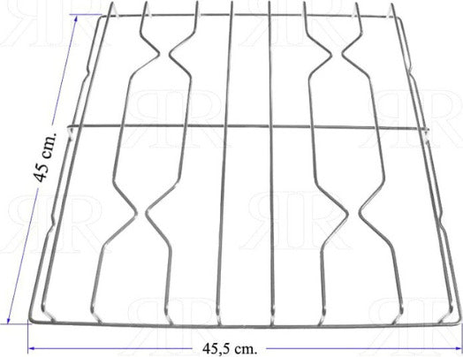 Griglia In Acciaio Cromato 4 Fuochi 45 X 45,5 Cm Cucina Gas Rex Zanussi Castor Zoppas Casa e cucina/Grandi elettrodomestici/Accessori e parti di ricambio/Ricambi e accessori per piani cottura/Griglie per piani cottura Rossi Ricambi - Venetico Marina, Commerciovirtuoso.it