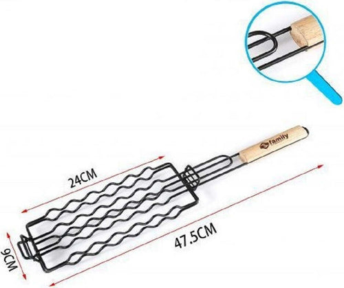 Griglia Per Barbecue 47.5x24x9cm Per Braciata Wurstel Hot Dog Carne Verdure 802059 Casa e cucina/Elettrodomestici per la cucina/Piastre e griglie elettriche/Piastre Trade Shop italia - Napoli, Commerciovirtuoso.it