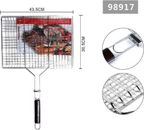 Griglia-Per-Barbecue-Pesce-Carne-Doppia-Grill-Graticola-43,5-X-30,5-Cm-98917