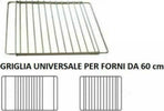 GRIGLIA RIPIANO REGOLABILE PER FORNO DA 60 cm - UNIVERSALE - ACCIAIO CROMATO Casa e cucina/Grandi elettrodomestici/Accessori e parti di ricambio/Ricambi e accessori per forni/Graticole per forni Rossi Ricambi - Venetico Marina, Commerciovirtuoso.it