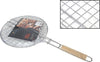 Griglia Rotonda Barbecue Doppia Grill Manico Legno Grigliata Arrosto Pesce 31,5cm Articoli da Giardino > Barbecue > Prodotti Da Esterno Trade Shop italia - Napoli, Commerciovirtuoso.it