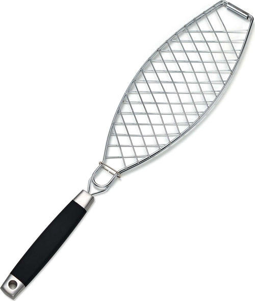 Griglie per Pesce Da Barbecue in Acciaio Inox Con Manico in Gomma Da 61 Cm Accessori Professionali Giardino e giardinaggio/Barbecue e picnic/Accessori per barbecue e affumicatori/Griglie per arrostire La Zappa - Altamura, Commerciovirtuoso.it