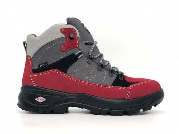 GRISPORT Trekking alto Grigio e Rosso