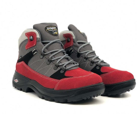 GRISPORT Trekking alto Grigio e Rosso