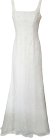 Gritti Spose Atelier Abito Da Sposa Bianco Avorio Ricamato Scollo Quadrato Vestito Da Sposa Bianco Tulle Ricamato Applicazioni A Perline Moda/Donna/Abbigliamento/Vestiti/Sposa Ideart - Valdilana, Commerciovirtuoso.it