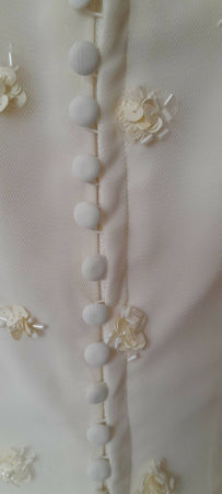 Gritti Spose Atelier Abito Da Sposa Bianco Avorio Ricamato Scollo Quadrato Vestito Da Sposa Bianco Tulle Ricamato Applicazioni A Perline Moda/Donna/Abbigliamento/Vestiti/Sposa Ideart - Valdilana, Commerciovirtuoso.it