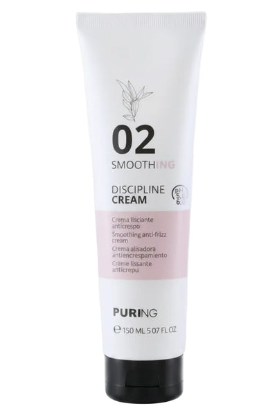 Crema Lisciante Anticrespo Puring Smoothing Discipline – Con Cheratina e Olio d’Oliva, Capelli Lisci Morbidi e Luminosi