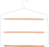 Grucce Porta Pantaloni 3 Scomparti In Metallo Bianco E Legno 37 Cm Casa e cucina/Organizzazione interni/Organizzazione guardaroba/Grucce e appendini/Appendini per pantaloni Decor Space - Altamura, Commerciovirtuoso.it