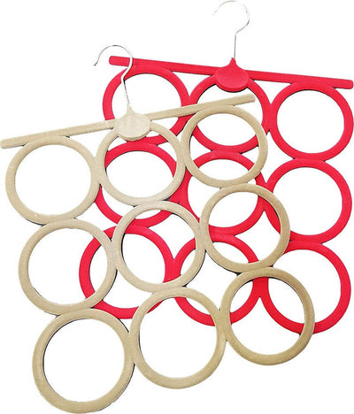 Gruccia 9 Anelli Porta Appendi Velluto Rf_64201 Salvaspazio Sciarpe Armadio Casa e cucina/Organizzazione interni/Organizzazione guardaroba/Grucce e appendini/Grucce Trade Shop italia - Napoli, Commerciovirtuoso.it