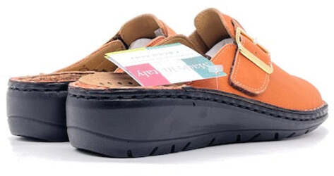 GRUNLAND Ciabatta Chiusa Donna Dafa Mattone