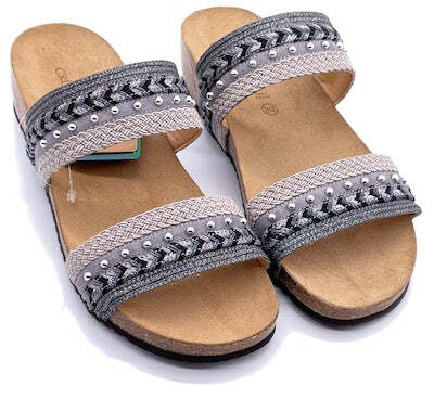 GRUNLAND Ciabatta Donna aperta Memi Canna di Fucile