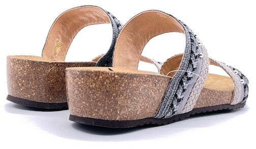GRUNLAND Ciabatta Donna aperta Memi Canna di Fucile