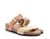 GRUNLAND Ciabatta Donna Memi Cuoio