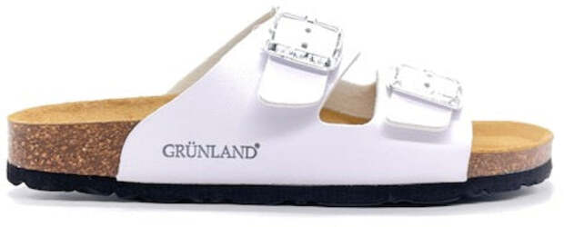 GRUNLAND Ciabatta Donna Sara Bianco