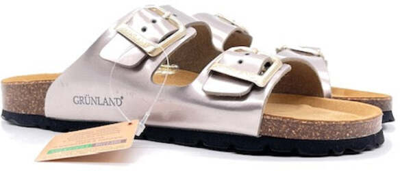 GRUNLAND Ciabatta Sara Due Fibbie Bronzo
