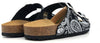 GRUNLAND Ciabatte donna due fasce CB2671 Nero