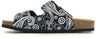 GRUNLAND Ciabatte donna due fasce CB2671 Nero