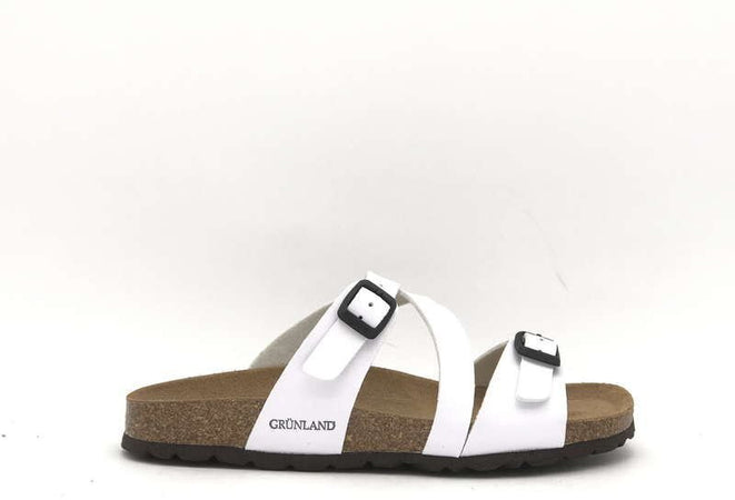GRUNLAND ciabatte donna SARA CB0016-70 bianco