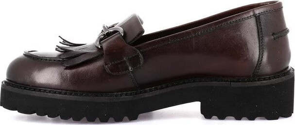 Grunland-mocassino-donna-Aure-in-pelle-testa-di-moro-con-nappine-SC4225