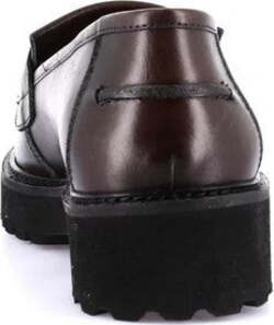 Grunland-mocassino-donna-Aure-in-pelle-testa-di-moro-con-nappine-SC4225