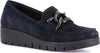 Grunland-mocassino-donna-Tafa-in-camoscio-con-catena-Navy-SC4362
