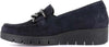 Grunland-mocassino-donna-Tafa-in-camoscio-con-catena-Navy-SC4362