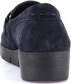 Grunland-mocassino-donna-Tafa-in-camoscio-con-catena-Navy-SC4362