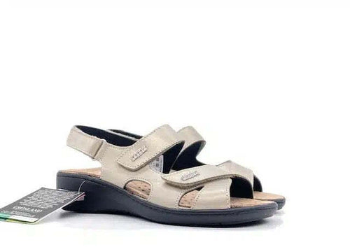 GRUNLAND Sandali Donna Esta Platino