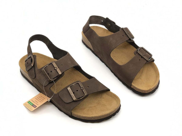 GRUNLAND Sandalo uomo Robi Marrone