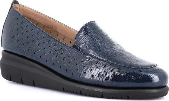 Grunland-slip-on-vernice-blu-SC5654