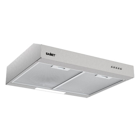 Gruppo cappa Samet sottopensile motore singolo 3 livelli Tornado 60 inox classe D
