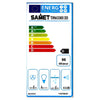 Gruppo cappa Samet sottopensile motore singolo 3 livelli Tornado 60 inox classe D