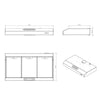 Gruppo cappa sottopensile Tornado 90 motore singolo inox Samet classe D