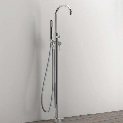 Gruppo Vasca 001 Rubinetto Incasso A Pavimento Per Vasche Free Standing In Ottone Design Fai da te/Attrezzature per cucine e bagni/Attrezzature per bagni/Rubinetti per docce e vasche da bagno e parti/Rubinetti per vasca Ogomondo - Martina Franca, Commerciovirtuoso.it