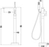 Gruppo Vasca 003 Rubinetto Incasso A Pavimento Per Vasche Free Standing In Ottone Design Fai da te/Attrezzature per cucine e bagni/Attrezzature per bagni/Rubinetti per docce e vasche da bagno e parti/Rubinetti per vasca Ogomondo - Martina Franca, Commerciovirtuoso.it