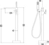 Gruppo Vasca 004 Rubinetto Incasso A Pavimento Per Vasche Free Standing In Ottone Design Fai da te/Attrezzature per cucine e bagni/Attrezzature per bagni/Rubinetti per docce e vasche da bagno e parti/Rubinetti per vasca Ogomondo - Martina Franca, Commerciovirtuoso.it