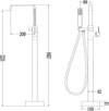 Gruppo Vasca 006 Rubinetto Incasso A Pavimento Per Vasche Free Standing In Ottone Design Fai da te/Attrezzature per cucine e bagni/Attrezzature per bagni/Rubinetti per docce e vasche da bagno e parti/Rubinetti per vasca Ogomondo - Martina Franca, Commerciovirtuoso.it