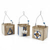 Lanterna porta tealight con decorazione Marino per esterno e giardino