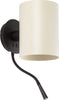 GUADALUPE Lampada da parete con lettore nera/beige Illuminazione/Illuminazione per interni/Illuminazioni per pareti/Applique Led Mall Home - Napoli, Commerciovirtuoso.it
