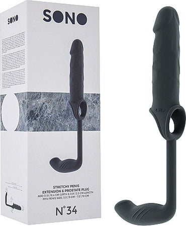 Guaina per Pene con Stimolatore Anale Nera Prolunga fallica Stretchy Penis Exten And Plug – Grey Salute e cura della persona/Erotismo e contraccezione/Sex toys/Guaine e prolunghe per il pene Kondorama - Martinsicuro, Commerciovirtuoso.it