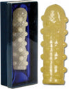 Guaina per Pene Prolunga Fallica con Rilievi Phosporescent & Transparent Jelly Sleeve Guaina Trasparente Fosforescente Salute e cura della persona/Erotismo e contraccezione/Sex toys/Guaine e prolunghe per il pene Kondorama - Martinsicuro, Commerciovirtuoso.it