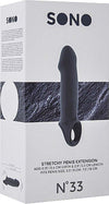 Guaina per Pene Prolunga Fallica FGrigia Stretchy Penis Extension 18cm Salute e cura della persona/Erotismo e contraccezione/Sex toys/Guaine e prolunghe per il pene Kondorama - Martinsicuro, Commerciovirtuoso.it