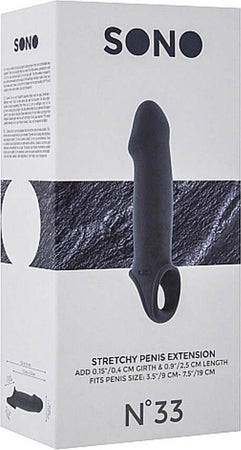 Guaina per Pene Prolunga Fallica FGrigia Stretchy Penis Extension 18cm Salute e cura della persona/Erotismo e contraccezione/Sex toys/Guaine e prolunghe per il pene Kondorama - Martinsicuro, Commerciovirtuoso.it