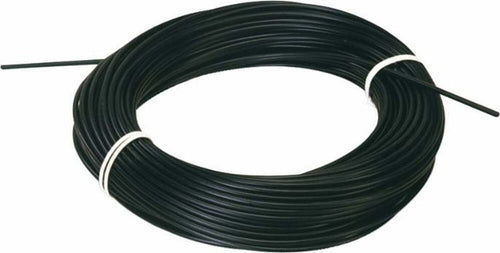 Guaina plastificata nera Ø 7mm