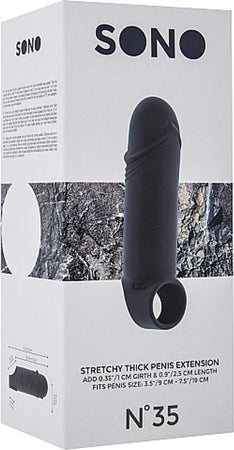 Guaina Prolunga Per Il Pene In Tpe Grigio Stretchy Thick Penis Extension – Grey Salute e cura della persona/Erotismo e contraccezione/Sex toys/Guaine e prolunghe per il pene Kondorama - Martinsicuro, Commerciovirtuoso.it